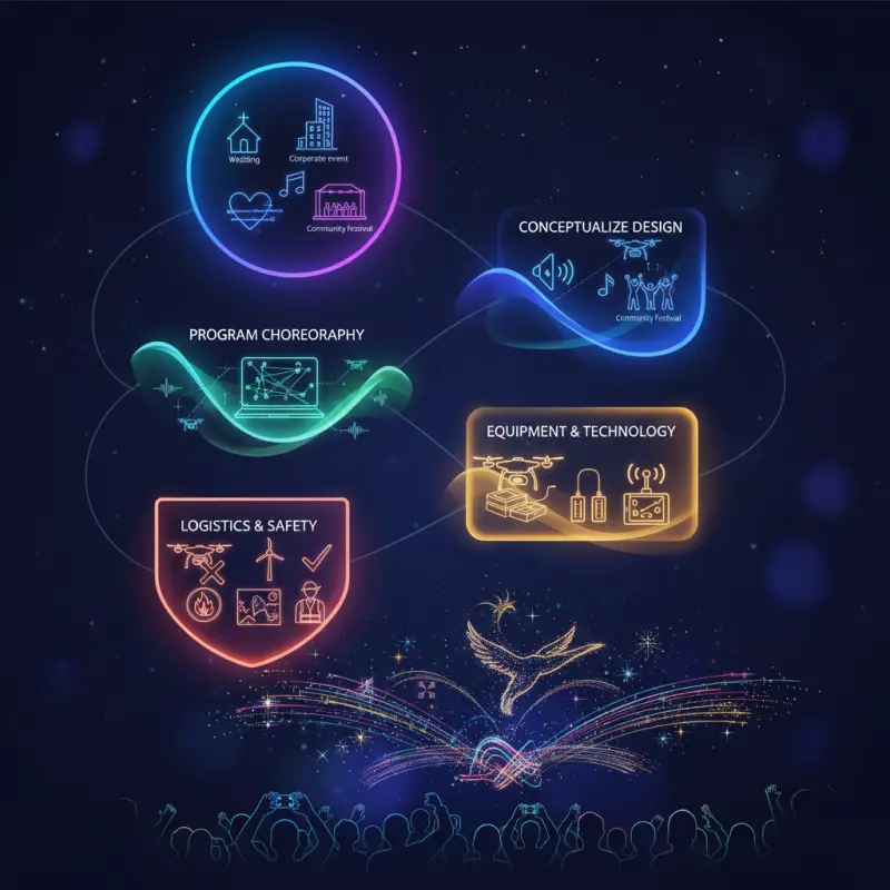 How to Create Stunning Drone Light Displays for Your Next Event